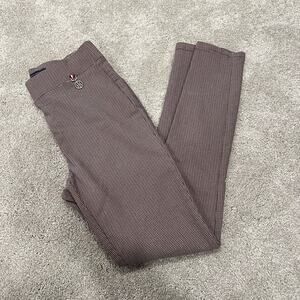 Tommy Hilfilger Women's Plaid Skinny Trouser Red White Blue‎ Size 2